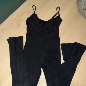 JOYLAB Black Spaghetti Strap Jumpsuit